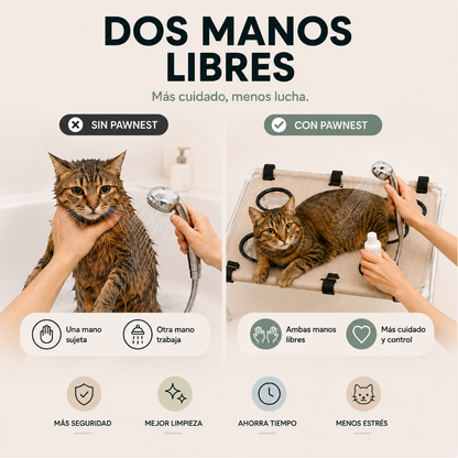 PawNest™| Hamaca de Cuidado para Gatos