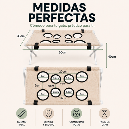 PawNest™| Hamaca de Cuidado para Gatos