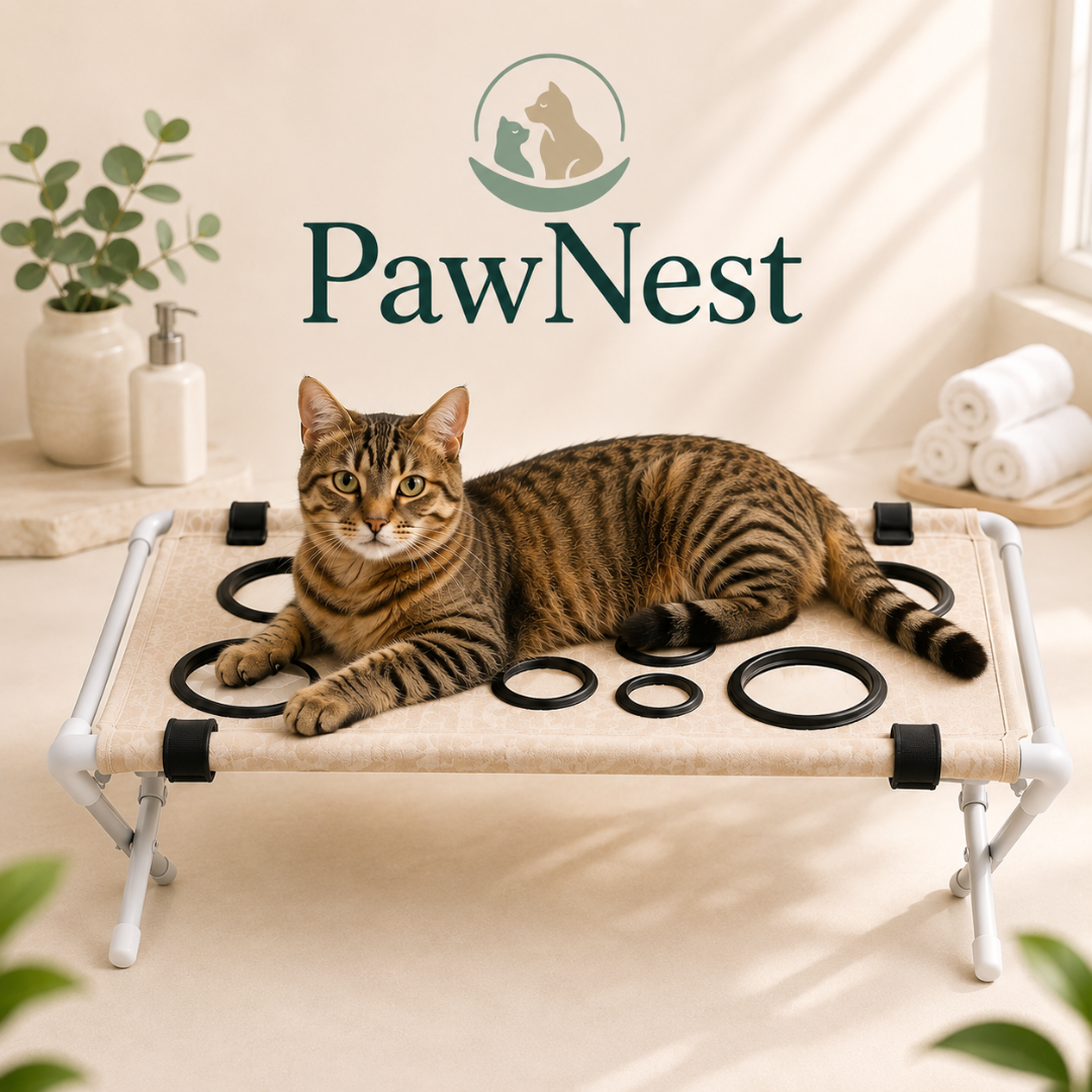 PawNest™| Hamaca de Cuidado para Gatos